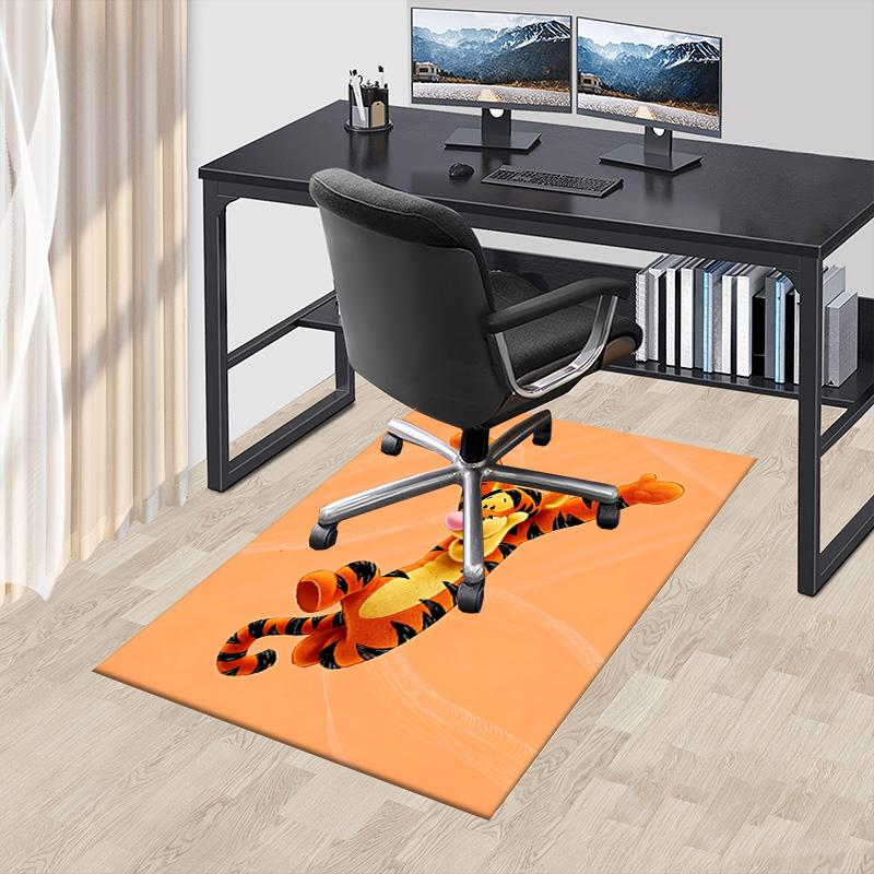 Tigger'S Playful Leap Carpet For Playroom Bedroom Living Room Sofa Home Decorkids Game Area Rug Nonslip Floor Mat