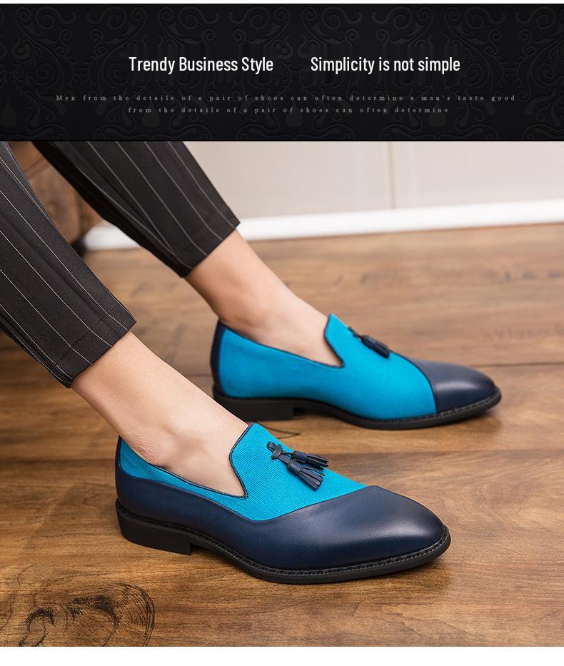 Spring & Autumn Men's Retro Tassel Leather Shoes - British Style, Formal Business Trend