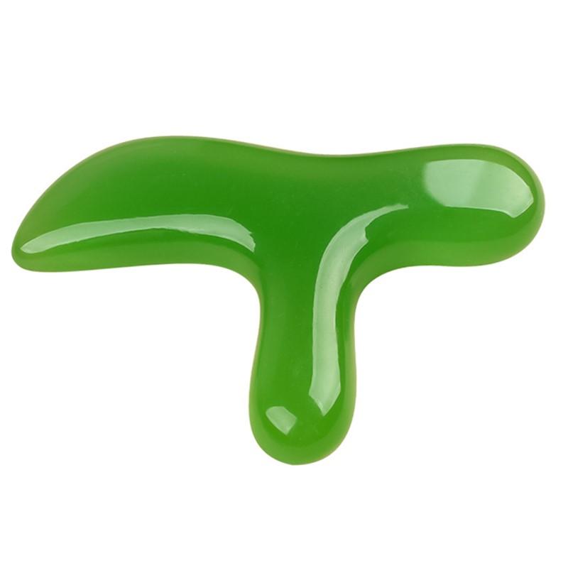 

Шея Стопа Смола Триггерная точка Массаж Гуа Ша Инструменты Домашний спортзал Профессиональный Инструмент для массажа смолой для спины, ноги, руки, лица зелёный