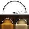 LED Halbmondlicht 35W 28 Zoll Aluminiumlegierung Dimmbare Halbmond Nagel Schreibtischlampe für Wimpern