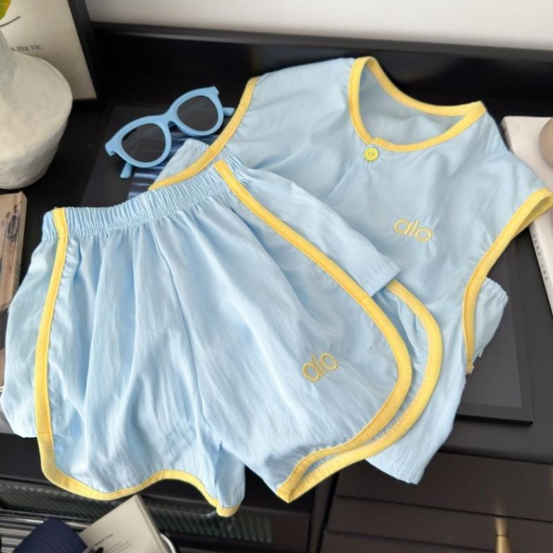2Pcs/Set Summer Baby Clothes Set Newborn Leisure Embroidered Letter Quick-drying Fabric Short Sleeve Shirt + Shorts Outfit for Children