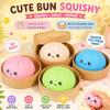 Aesthetic 1PCS Bun Squishy: Solid Maltose Stress Reliever, Mystery Steamer Ornament, Trendy Adult Fidget Toy, Party Favor