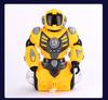 360° Rotating Electric Robot Toy with Lights & Music for Kids