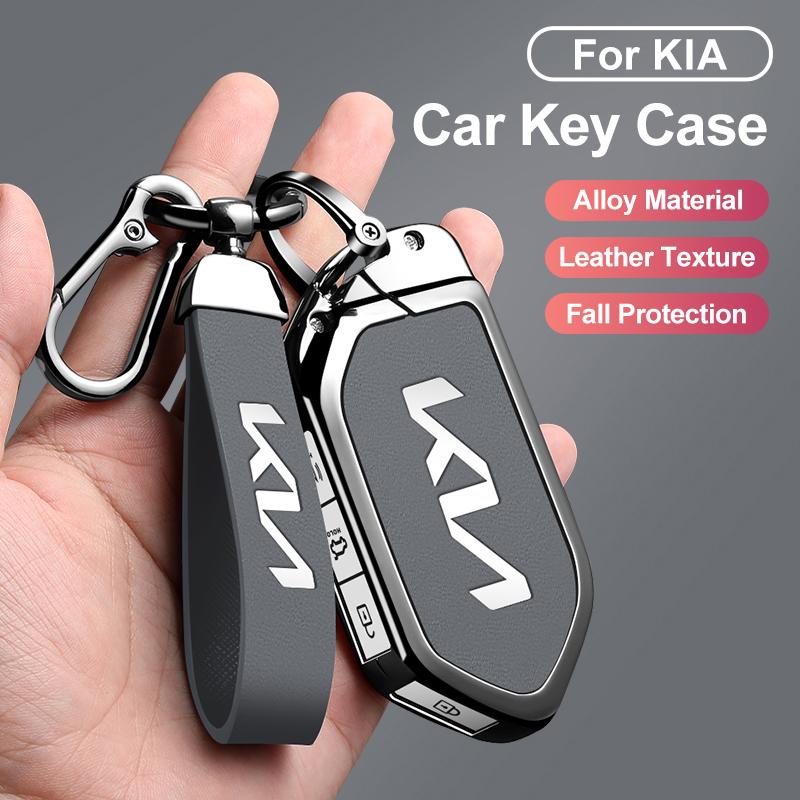 Zinc Alloy Car Remote Car Key Case Cover for Kia KN EV9 Picanto GT Line Carnival Seltos Sorento Morning K5 KA4 EV3 2024Accessory
