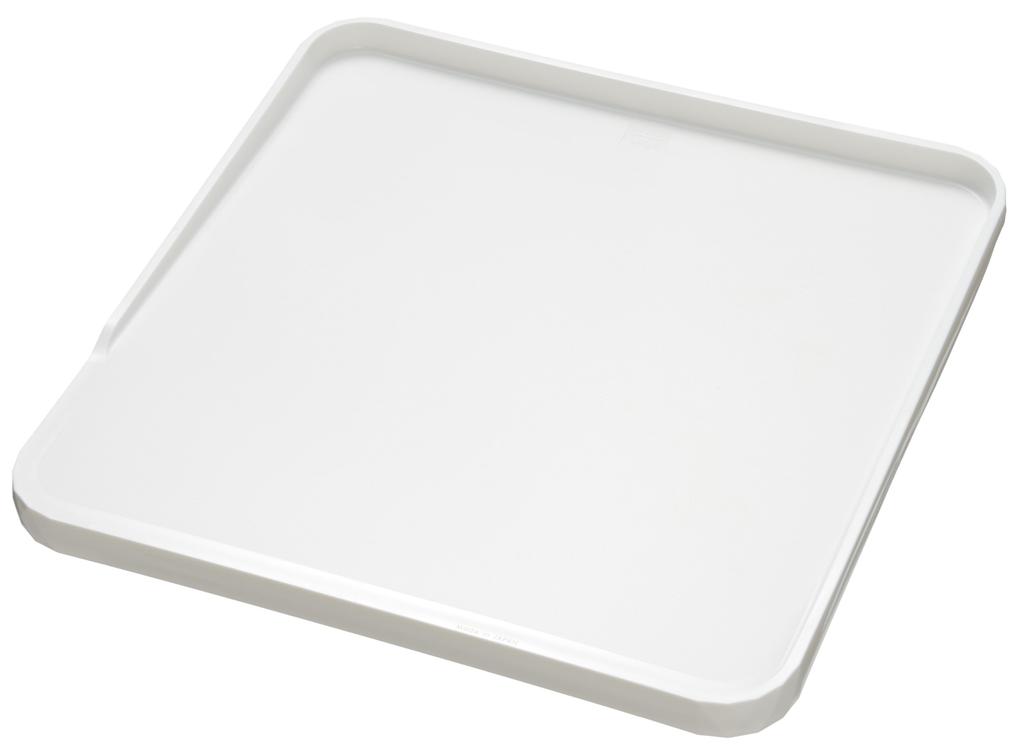 Oaks Leye Cutting Board with Rim, Made in Japan, Dishwasher Safe, W32.5 x D32.5cm, Includes Cutting Board Sheet, LES3207