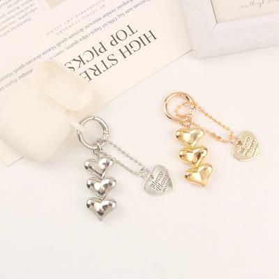 Heart Phone Pendant Chain Cute Charm Key Chain Bag Charm Cute Accessories For Phone Camera Bag Mobile Keychain Pendant