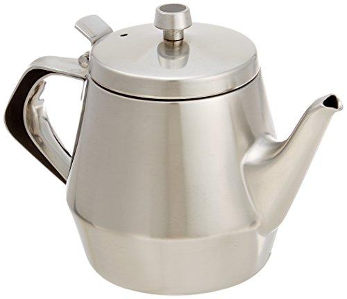 Yamashita Kogei KO 18-8 Elm Teapot, 1 serving, 370cc