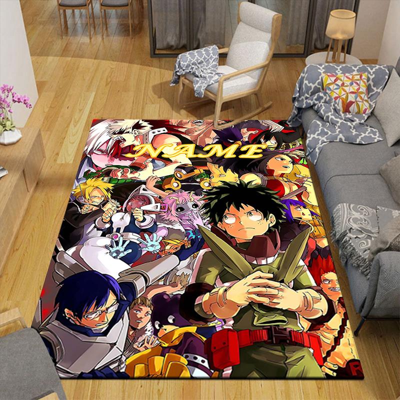 Custom 1Pc Adventure Anime World Rug Office Carpet Indoor Outdoor Entrance Doormat Nonslip Soft And Comfortable Living Room D2915115