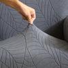 Universal Jacquard Leaf Sofa Chair Cover - New Style