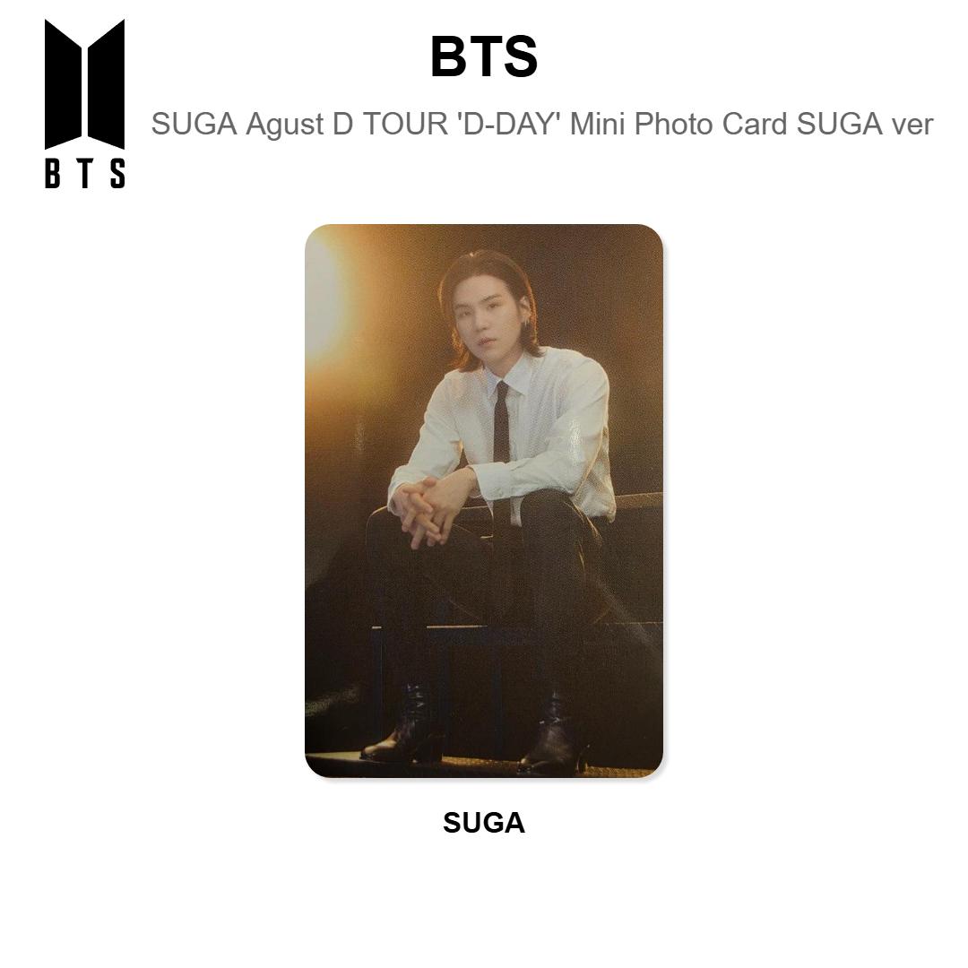 BTS SUGA | Agust D TOUR D-DAY Mini Photo Card SUGA ver. Official Photocard SUGA 04