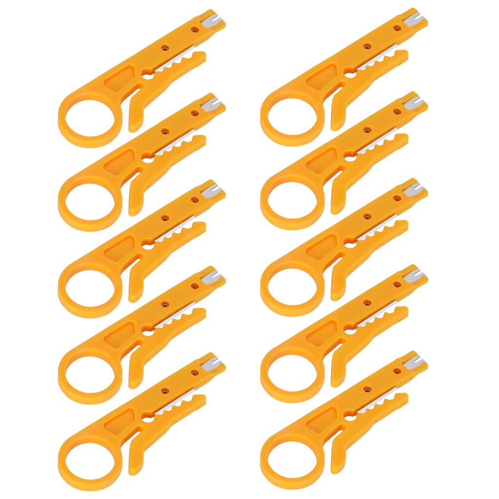 10Pcs Wire Stripper Multi Purpose Mini Cable Crimping Stripping Pliers Tool for Electrician