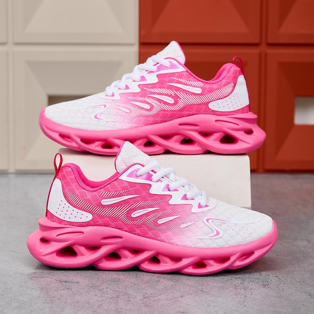 Spring and summer new versatile sports shoes breathable shoes sports shoes casual shoes women's flying woven women's shoes