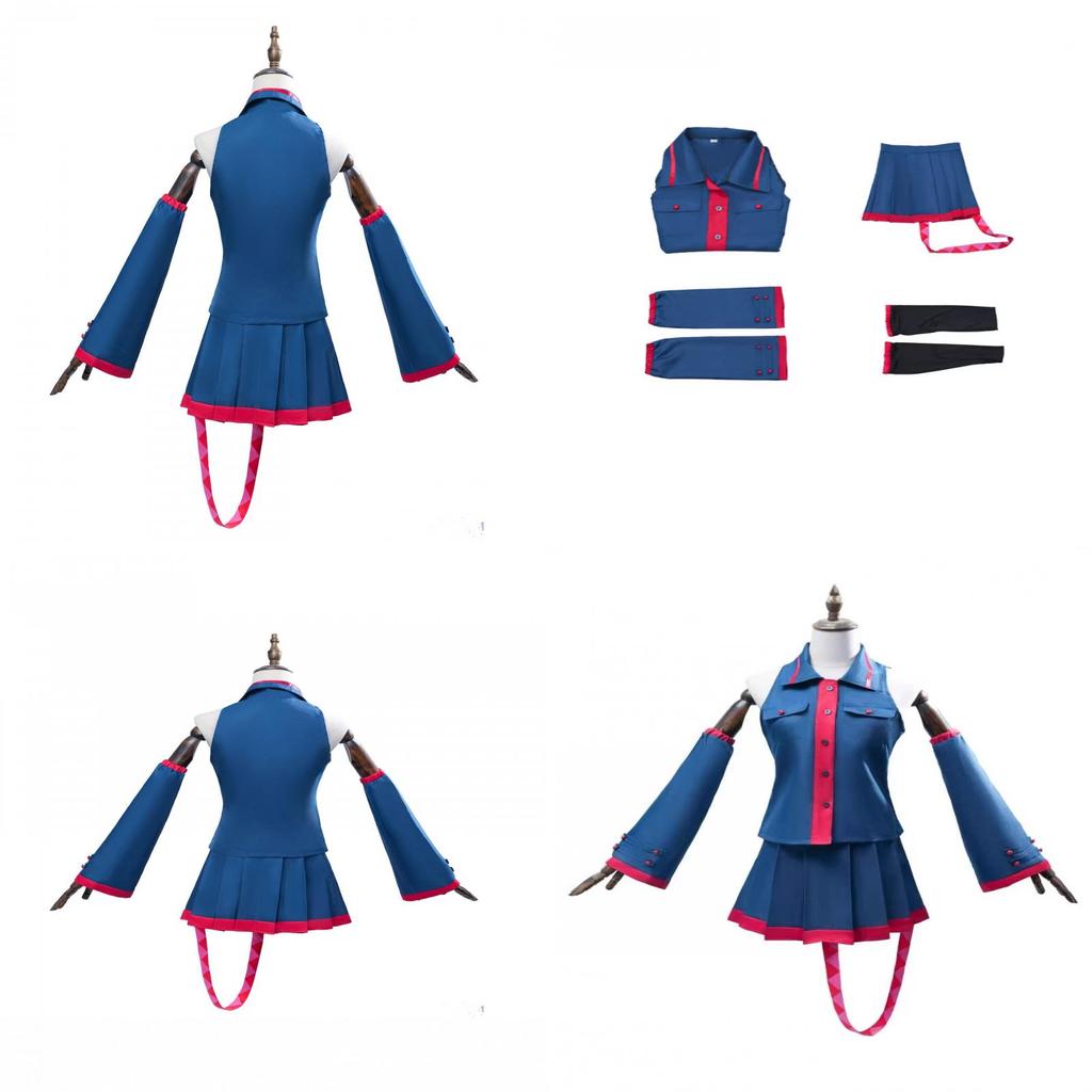 Hatsune Miku Game Theme Cosplay Costume For Halloween With Soft Fabric For Anime Role Play