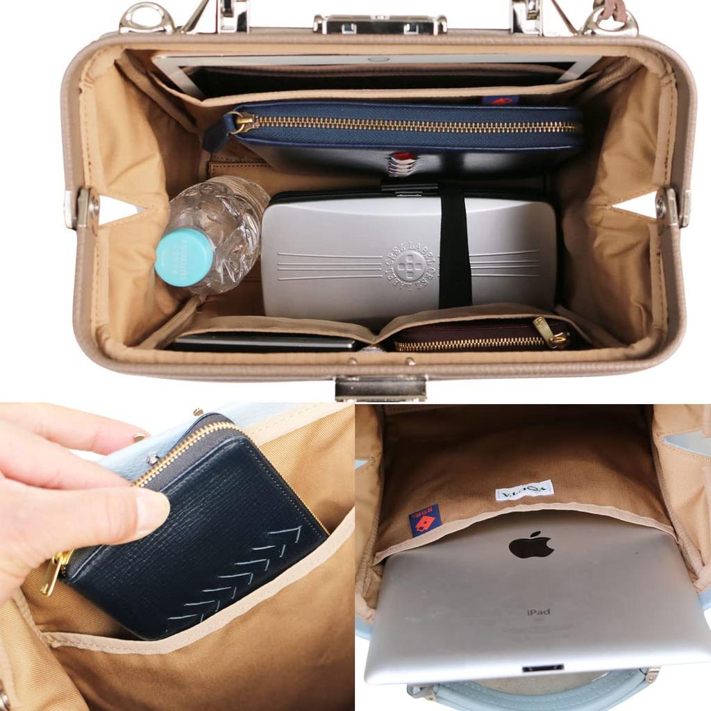 YOUTA Mini Backpack Adult Dulles Bag Toyooka Bag Bag Opening Shoulder Bag Lightweight Waterproof YK9 Vertical S Size Taupe Women's