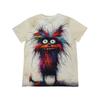 Men's Summer 3D Digital Printed Cartoon Anime Round Neck Short Sleeved T-shirt