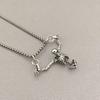 Punk Style Skull Necklace For Women, Fashionable Retro Personality Pendant, Dark Style Trendy Cool Neck Accessory