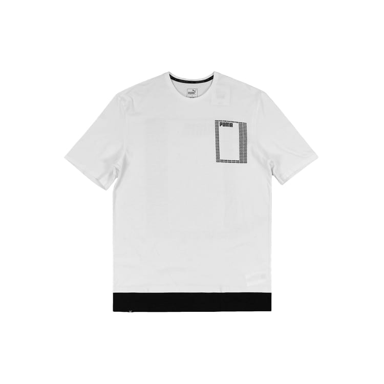 PUMA T Shirts Men's Crew Neck Moderate Straight Fit 853172-02