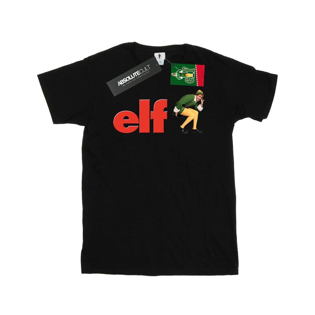 Elf Mens Crouching Logo T-Shirt