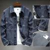 Men's High-Quality Stretch Blue Denim Jacket