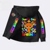 Bluzy z kapturem Sprunki dla dzieci Incredibox Figurki anime Bluza dla dziewczynki Dziecięcy wiosenno-jesienny sweter Prezent Ubrania dla chłopców 4-14L