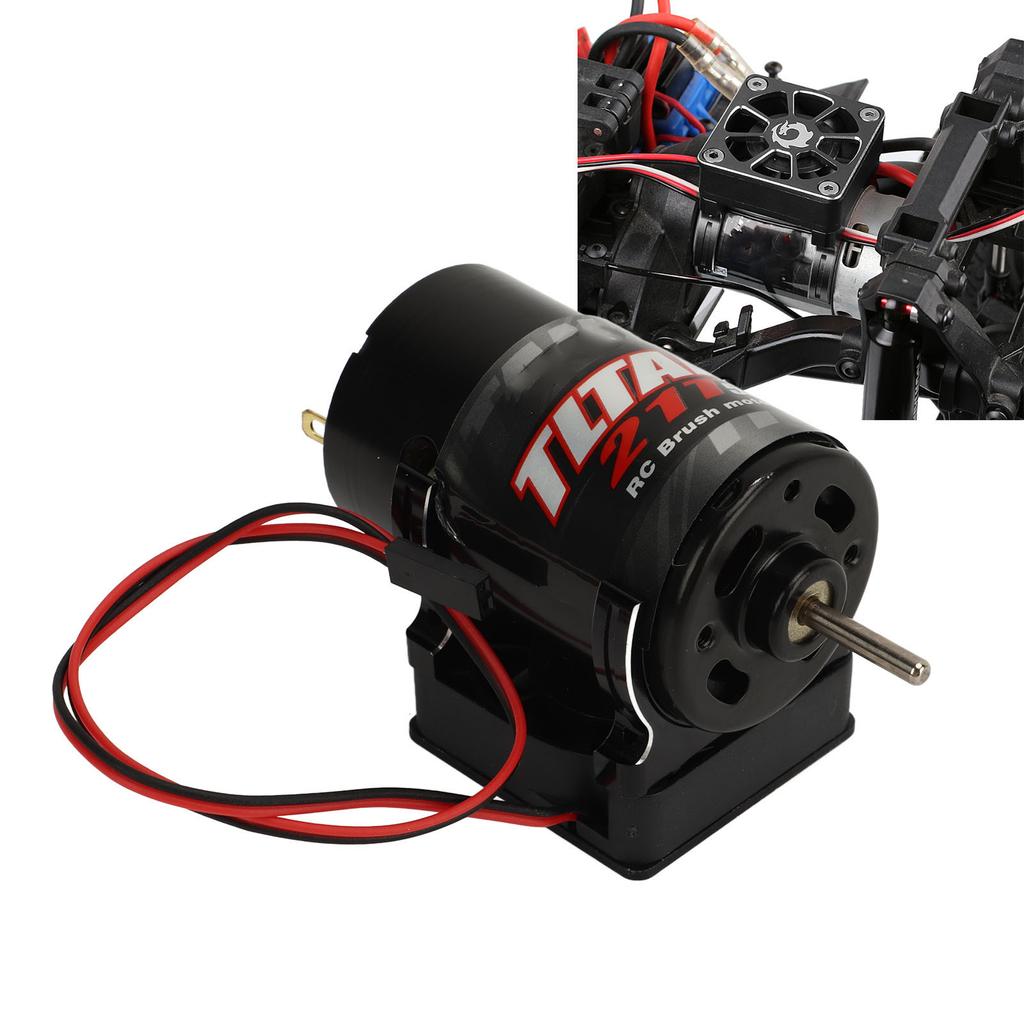 550 Brushed Motor 21T Low Noise Heat Dissipation RC Car Brushed Motor for SCX10 90046