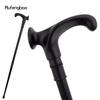 Black Ergonomics Alloy Fairy Wands Spiral Left Hand Walking Cane Walking Stick Wand Cosplay Wedding Birthday Party Stick 92cm