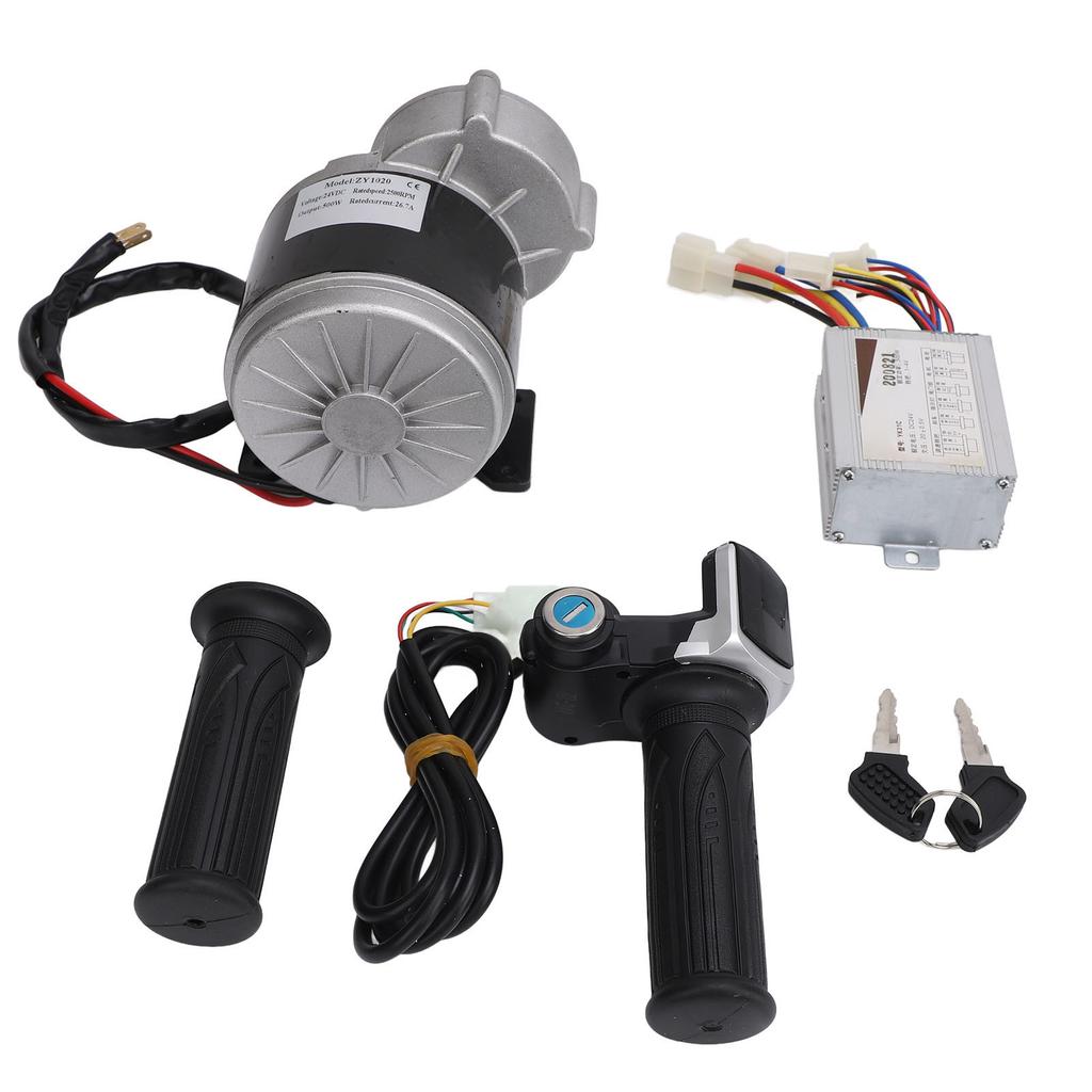 ZY1020 24V 500W 13T Untersetzungs-Elektromotor Elektrofahrrad-Controller Gasgriff mit Leistung