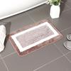 Badezimmer Anti-Rutsch-Matte, Ultra Weiche Wasserabsorbierende Faser-Badematte, Rutschfeste Dicke Gepolsterte Bodenmatte, für Badewanne Heimdekor Zubehör