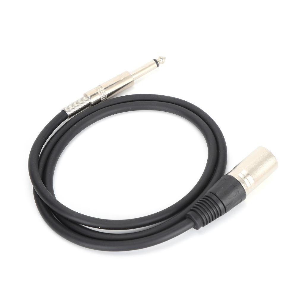 3PIN XLR Male To 1/4 Inch Male 6.35mm XLR Male To TRS Jack Microphone Line Stage Setup