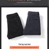 [Selected] 2024 Slim Straight Plus Velvet Casual Pants - Trendy Autumn & Winter Thickened Trousers