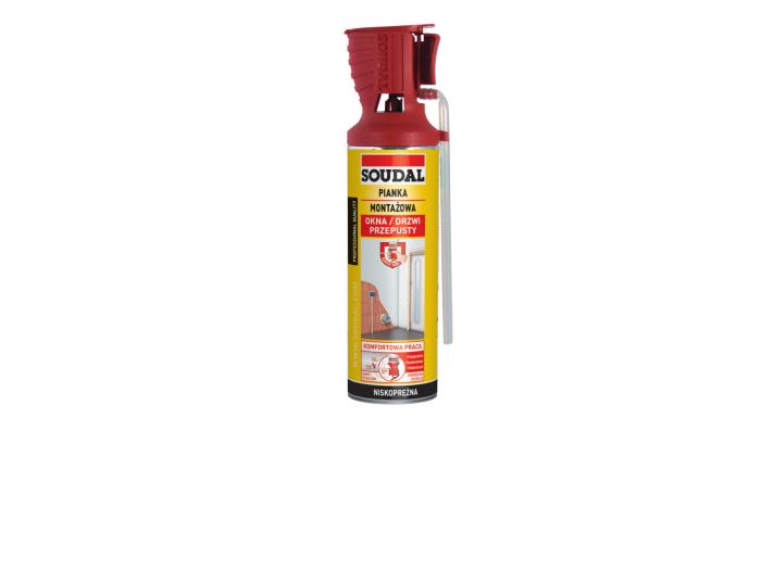 Soudal Genius Gun Schiuma Espandente per Montaggio con Tubo 500ml - Pia 500 Sou