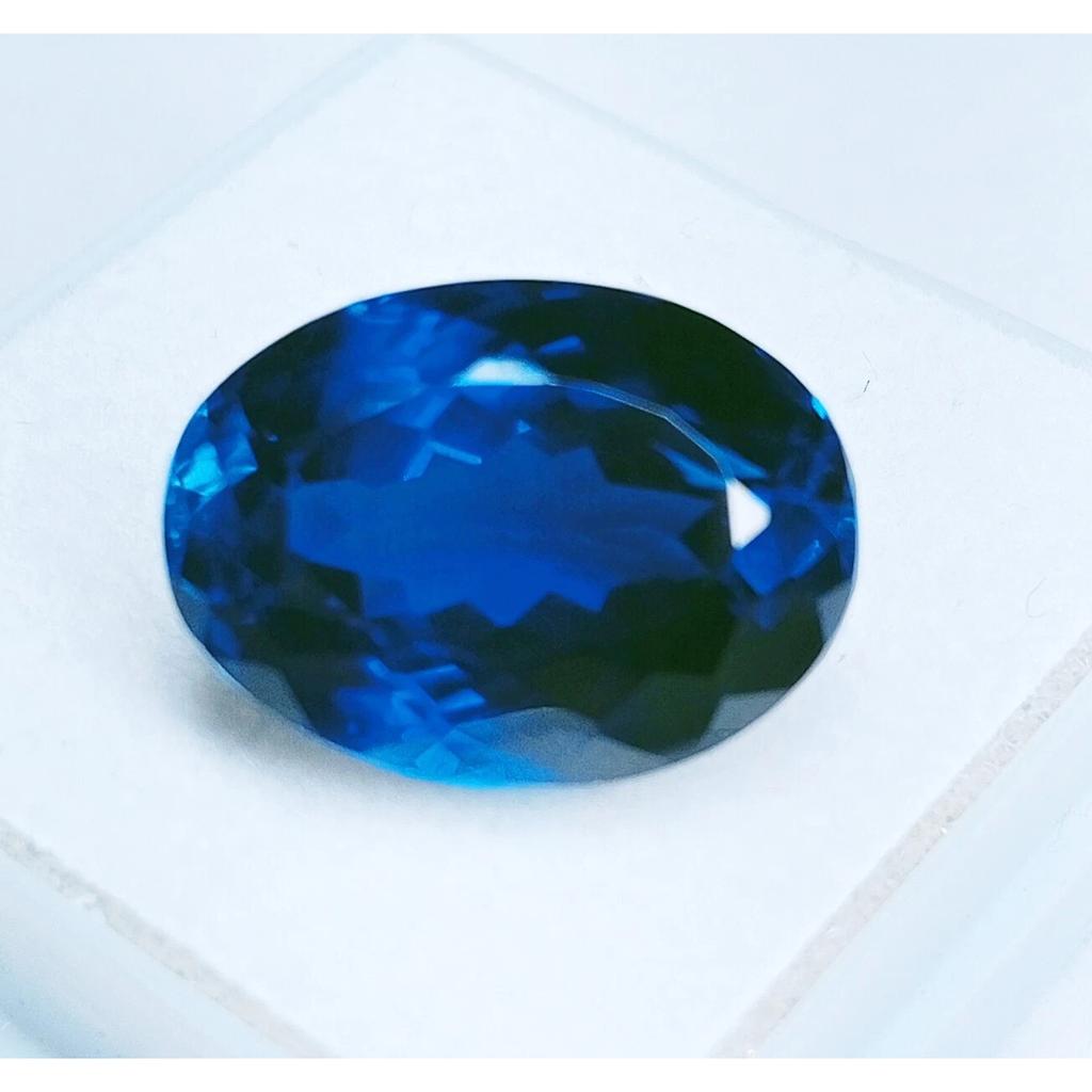 Oval Cut Natural Blue Sapphire 10+ Ct Beautiful Certified Loose Gemstone