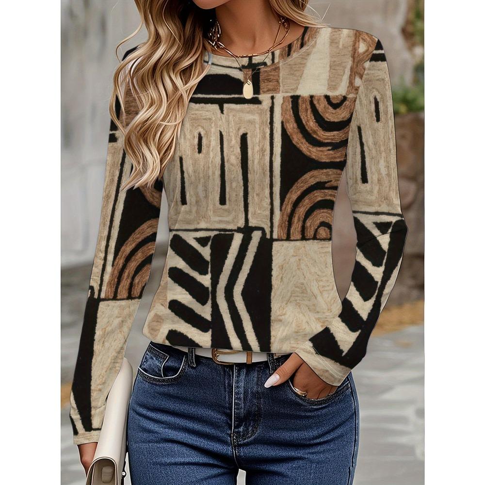 Casual round neck, women s long sleeved top XS