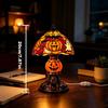 Halloween Kürbis Schädel Tischlampe Nachtlicht Gruselige Atmosphäre Schreibtischornament Für Zuhause Schlafzimmer Party Feiertagsdekoration Geschenke