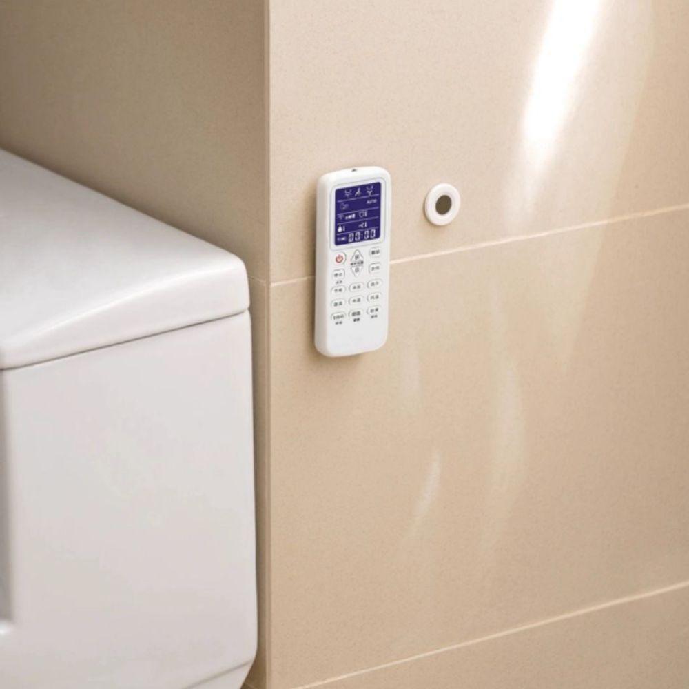 12pcs Self Adhesive Magnetic Remote Control Rack Dopamine Stable Refrigerator Storage Rack Decorative No Hole Punching