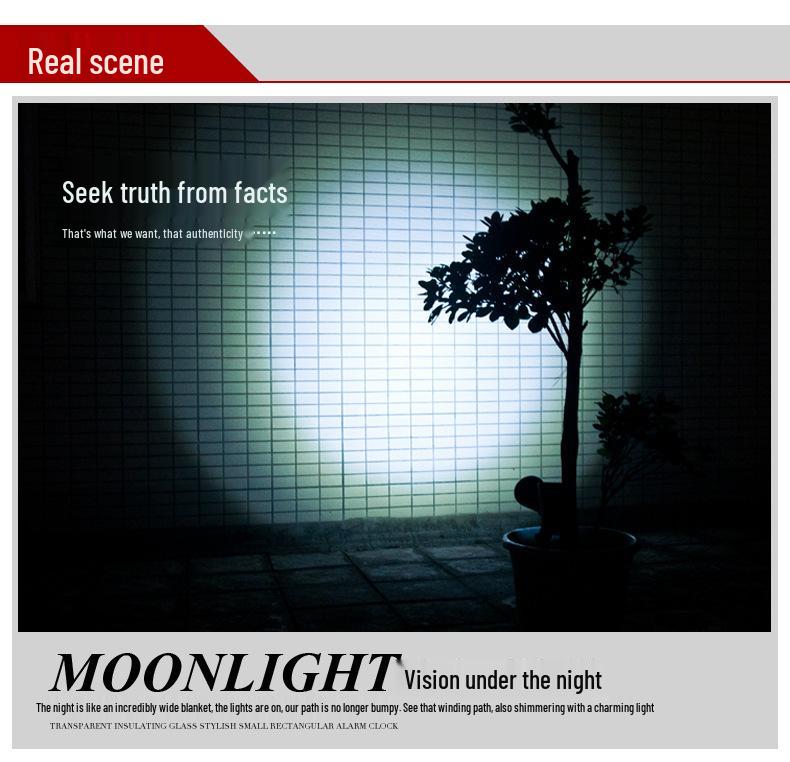 7-LED Solar Garden Spotlights for Outdoor Landscape and Lawn Lighting