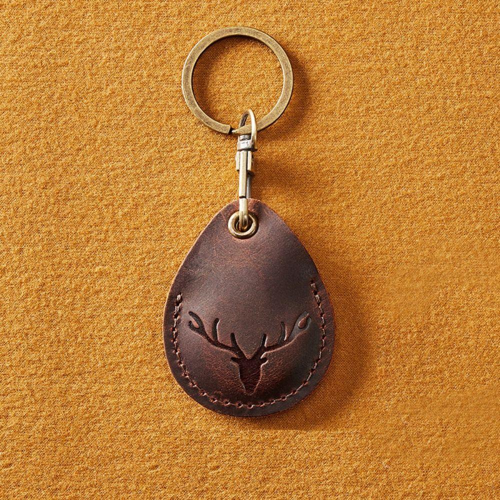 Anti-verlies Toegangskaarthouder Anti-val Leer Kaarthouder Sleutelhanger Vingerafdrukbestendig Accessoires Toegangskaart Tas Universeel