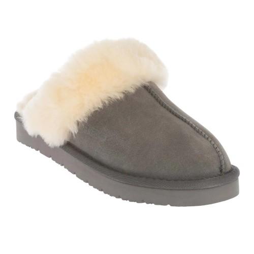 EverAu Womens/Ladies Raven Suede Slippers