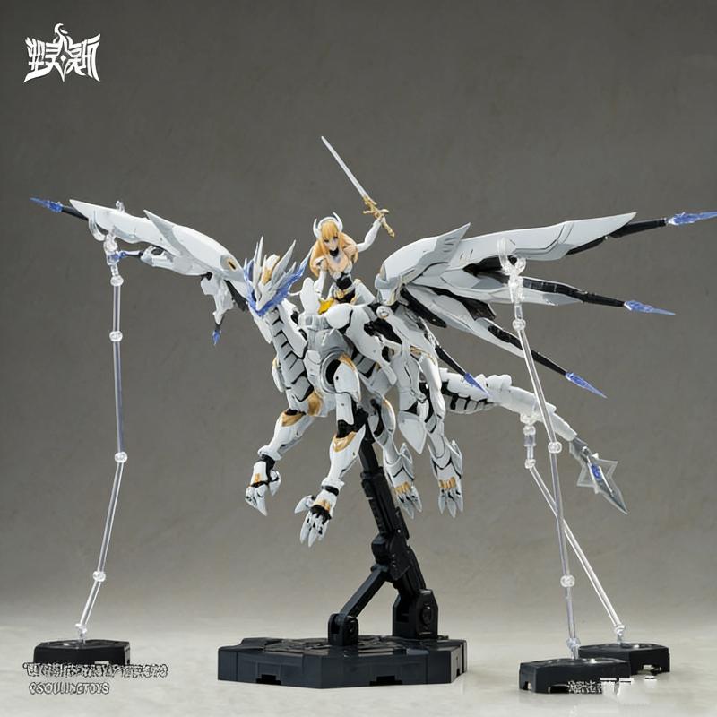 1/12 Oddo Organism Heart Of Dragon Daybreak Meteor 2 In 1 Mecha Musume Giant Dragon Assembly Model Kit Action Figure Toy Gifts