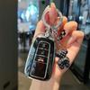 Toyota Car Key Case for Avalon, Camry, Highlander, Corolla, RAV4, IZOA, CHR - Cartoon Design for Men and Women