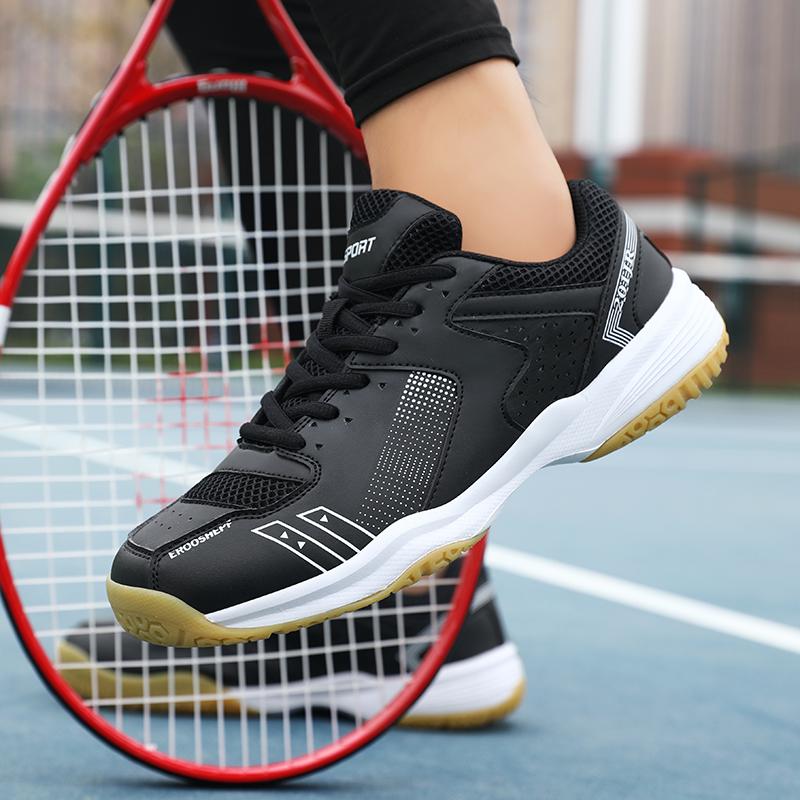 36-45 Couple Plus Size Shock-absorbing Anti Slip Wear-resistant Breathable Tennis Shoes Table Tennis Shoes Badminton Training Shoes