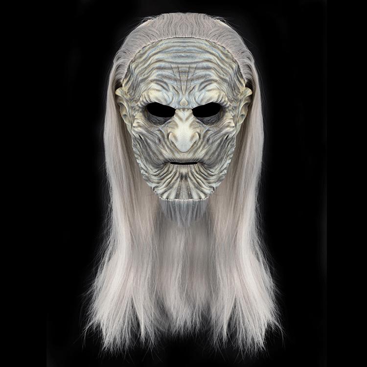 Game of Thrones White Walker Night King Latex Mask for Halloween Cosplay