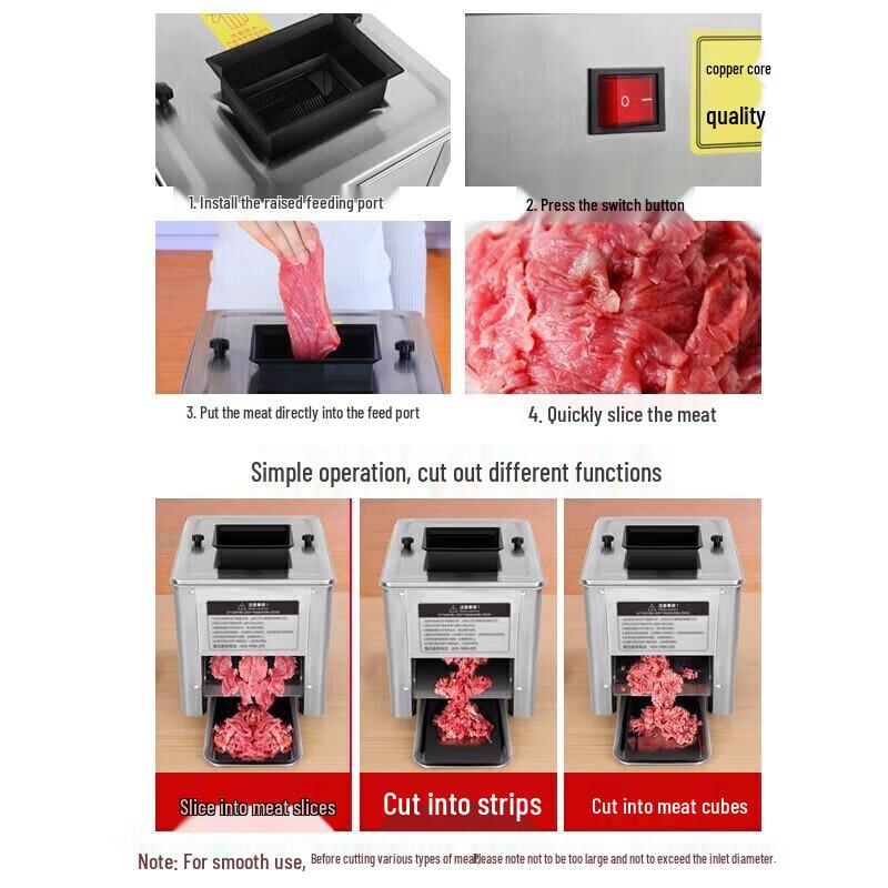 Commercial Electric Meat Slicer & Vegetable Cutter