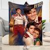 Elvis Presley Performance Blanket Soft Warm Cozy Perfect for Sofa Livingroom Seaside for All Occasions Modern Style Gifts For Family Or Friends