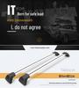 Silent Fixed-Point Roof Rack Crossbar for Mazda, BMW, Outback, etc.