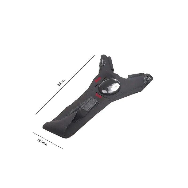 Rukavice bez prstů s nočním osvětlením Vodotěsné Led Rybářské rukavice Kempování Turistika Záchrana přežití Multilehký nástroj Outdoor Tool