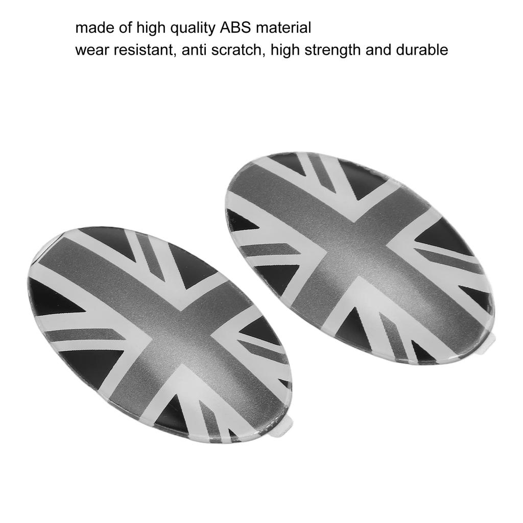 Gear Shift Knob Trim, 1 Pair Gear Shift Knob Cover Left and Right Gray