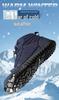 Men's Waterproof High-Top Winter Snow Boots, Warm Anti-Slip Velvet-Lined Hiking Shoes