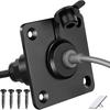 Wasserdichte Wanddurchführung für Starlink Mini Aluminium DC 5.5x2.1 Buchse Stromanschluss IP67 Einbau-Steckverbinder