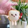 Playful Fun And Plush Keychain Toys Featuring Cartoon Hamburger And Fries French